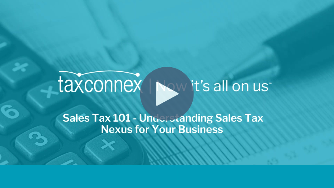 Webinar Replay Sales Tax 101